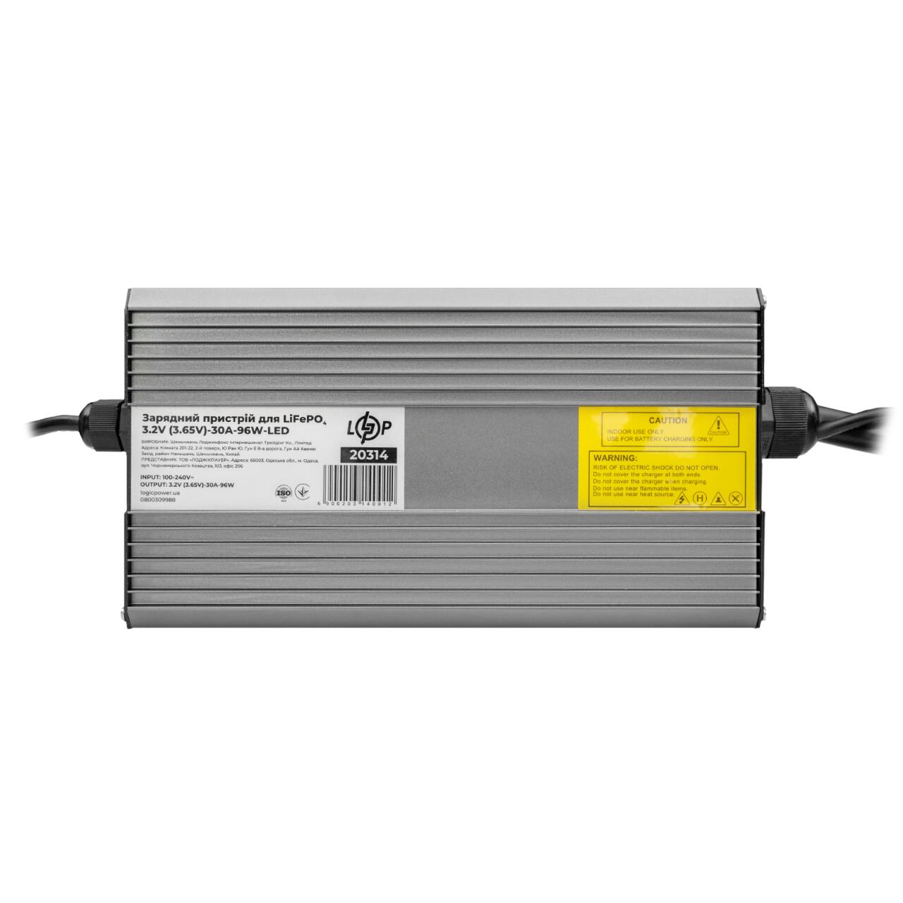 Зарядний пристрій для LiFePO4 комірок 3.2V (3.65V)-30A-96W-LED