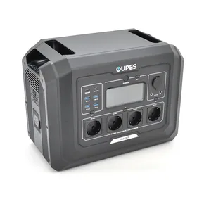 Портативне джерело живлення OUPES S1 Lite, LiFePO4, потужність 2000Вт, пікова 4000Вт, 1024Wh, 384*232*295 мм, 12.6 кг