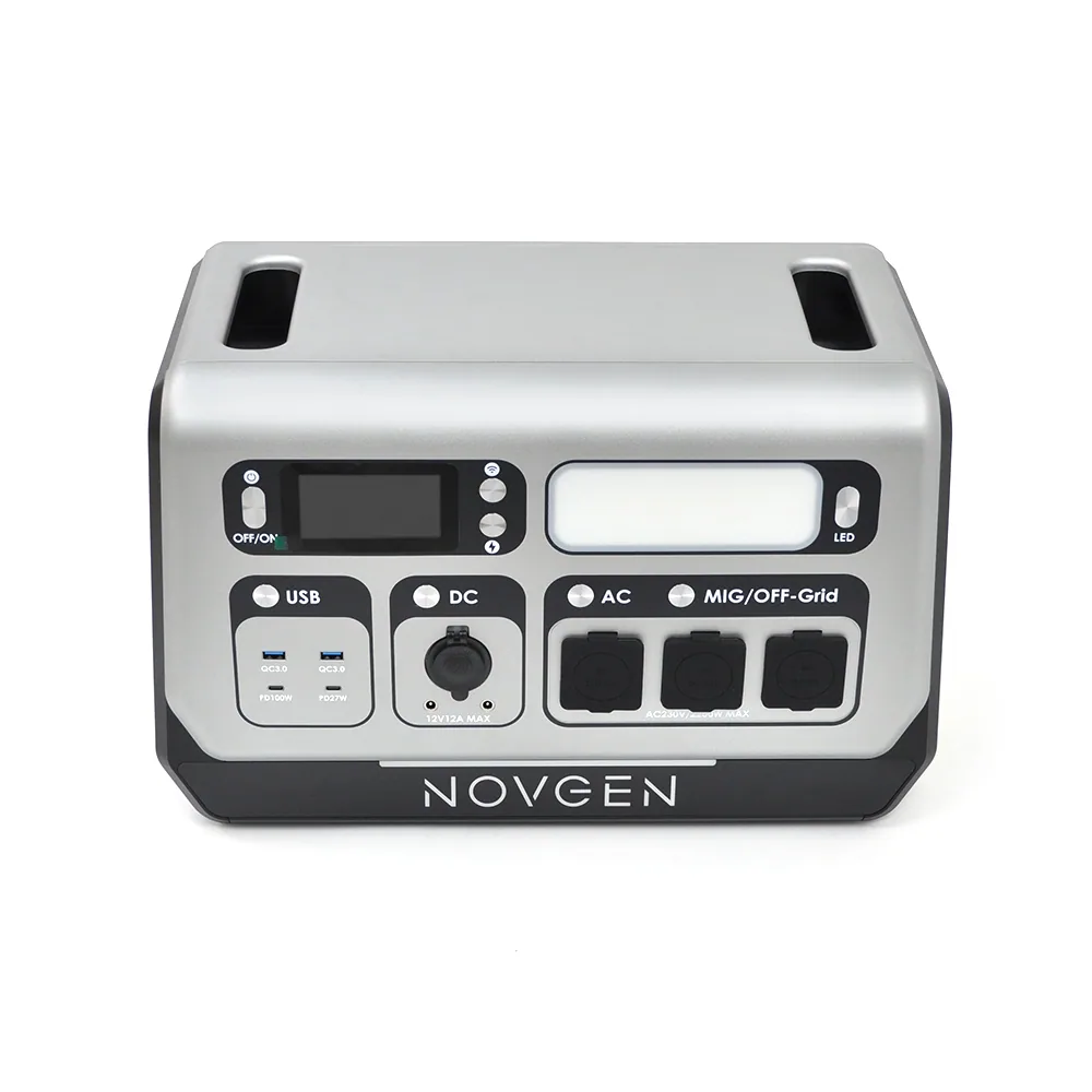 Портативна зарядна станція NOVGEN NOVB-2048(ємність 2048 Вт·год), LiFePO4, потужність 2200 Вт (пікова 4400 Вт), 465x260x295 мм, вага 23.2 кг