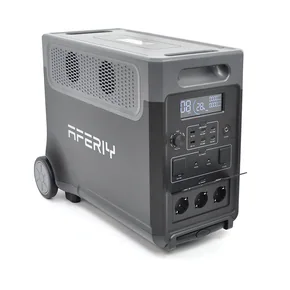 Портативная станция AFERIY AF-P310-EC-H, LiFePO4 3840Втч(max3600)Вт,MPPT 11.5-50В-20А(1500Вт),out220v. LED. 2-USB,4xType-C PD20/100Вт,DC+прикуриватель12В/10А, 584*321*464 мм, 40kg