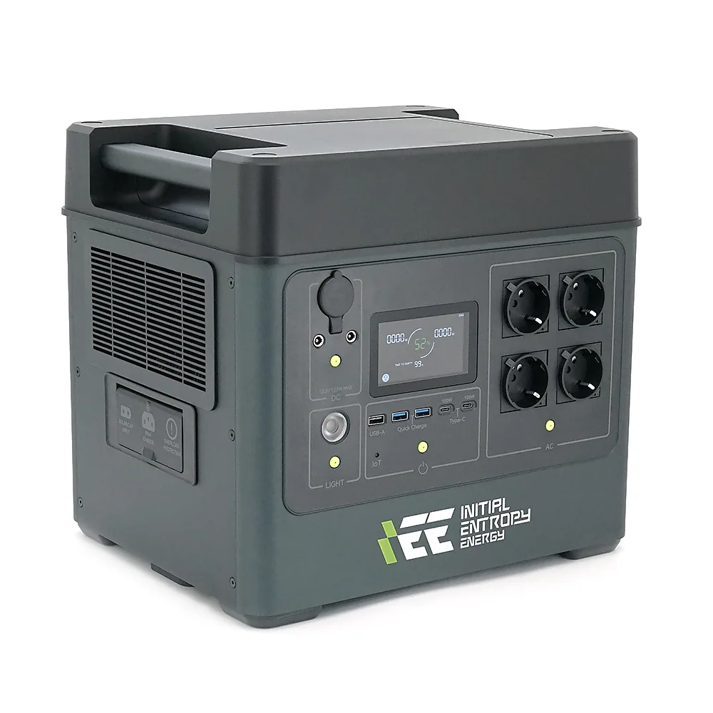 Портативна зарядна станція Singo3000, 3200W/2048Wh LiFePO₄, MPPT 1800W max, 2xDC5521-12V-10A, CarPort-12V-10A, 4xAC230V, 2xUSB-A-12W, 2xUSB 355*328*329 мм, 24 кг