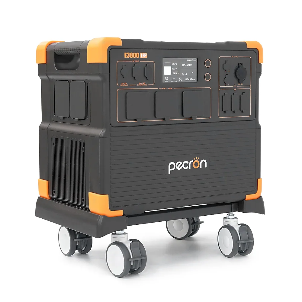 Power station Pecron E3800LFP APP Control, 4200W / 3840Wh LiFePO4, MPPT 3000W max, DC12V-5A, XT60-12V-30A, 4хAC 220, 4xUSB-18W, 2хUSB-C(100W), Fast charge 90min, 445х307х373mm, 39.6kg
