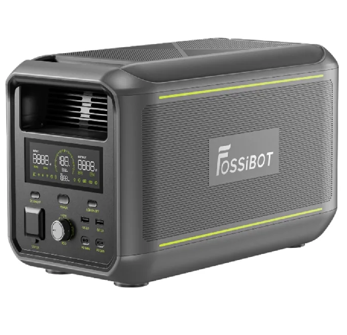 Портативна зарядна станція FOSSiBOT F3000, 3000W/2048Wh LiFePO₄, MPPT 1200W max, DC-12V, Car port-12V,AC230V,2*USB-A,2*USB-C