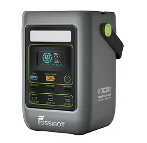 Портативна зарядна станція FOSSiBOT FDC300, 300W / 288Wh LiFePO₄, MPPT 120W max, USB-A-18Вт,USB-С-30Вт,2*USB-C-140Вт, Fan, 135×135×205 мм, 2,7 кг