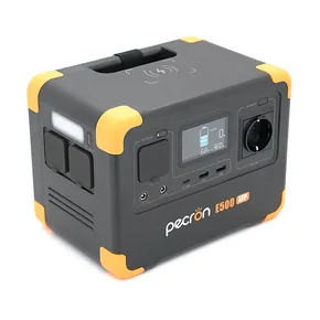 Портативна станція E500LFP APP Control, 600W / 576Wh LiFePO4, MPPT VOC 12-28V / 100W, DC12V-24V, Car port-12V-10A, 2хAC 220, 2*USB-18W,USB-C(100W), 252×170×187mm, 6.8kg