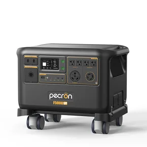 Power station Pecron F5000LFP APP Control, 7200W / 5120Wh LiFePO4, MPPT VOC 30-180 В, DC12V-5A, XT60-12V-30A, 2хAC 220, 2xUSB-18W, 2хUSB-C(100W), 551×381×332mm, 56,2kg