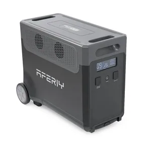 Додаткова акумуляторна батарея AFERIY AF-P310B,LiFePO4 3840Втч,MPPT 11.5-50В(200Вт),USB-A/18W,Type-C/100Вт,прикуриватель12В/10А, 550*321*464 мм, 36.5кг