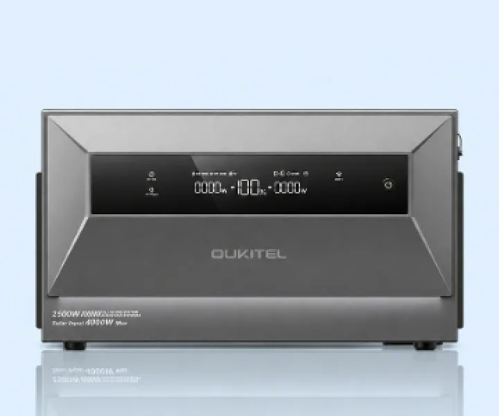Балконна система зберігання енергії OUKITEL EP2500E (ємність 2048 Вт·год), LiFePO4, потужність 2500 Вт (пікова 3000 Вт), 4 MPPT×1000 Вт PV, для EP2000