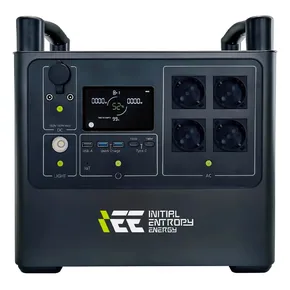 Портативна зарядна станція Singo P2000Plus, 2400W/1920Wh LiFePO₄, 2xDC5521-12V-8A, CarPort-12V-10A, 4xAC230V, 3xUSB-A-15W, 2xUSB-C-10